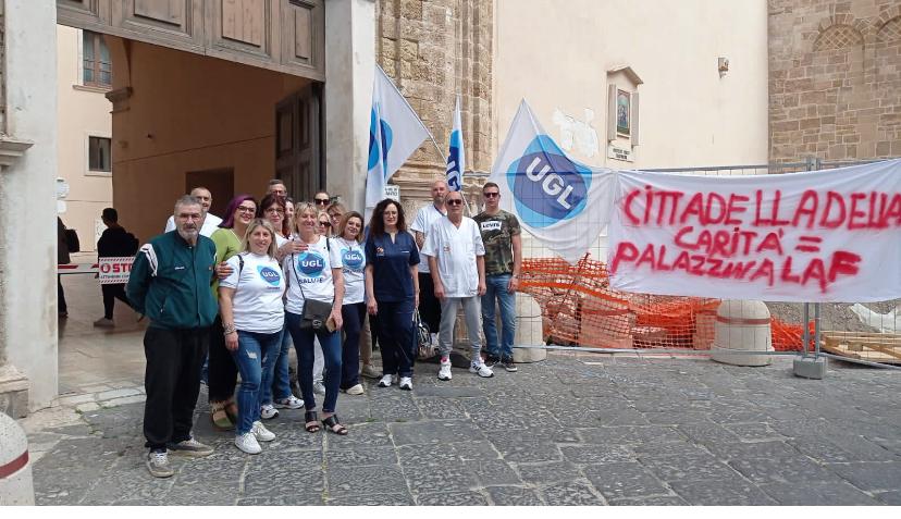 Telmo: “In sit-in a Taranto per il futuro della Cittadella della Carità e di 160 operatori. La protesta non si ferma”